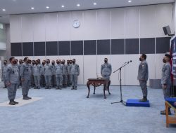 Kepala Bakamla RI Terima Penyerahan Jabatan Sestama dan Deputi Opslat