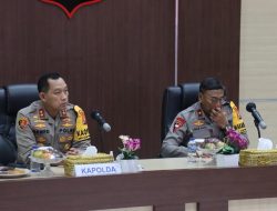 Pimpin Rapat Perdana, Kapolda Bengkulu Minta Personil Laksanakan Tugas Pengamanan Tahun Baru Dengan Penuh Tanggung Jawab