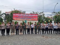 Kodim 0507/Bekasi Bersama Tiga Pilar Laksanakan Apel Gelar Pasukan Pengamanan Malam Tahun Baru 2023