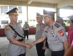 Ratusan Personil Polda Bengkulu Hari Ini Dapatkan Kenaikan Pangkat