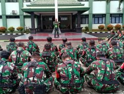 Jam Komandan di Awal Tahun, Kasdim 0505/Jakarta Timur, Ajak Prajurit Tingkatkan Kinerja