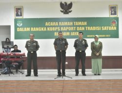 Penuh Haru, Warnai Acara Corp Raport dan Tradisi Lepas Sambut Pejabat Satuan Rindam Jaya