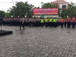 Walupun Di Terpa Hujan,Apel Pengamanan Tahun Baru Imlek 2574 Kota BekasiTetap Dilaksanakan,Demi Tercapai Kondisi Aman Kondusif