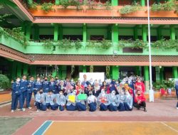 Ir Agung Karang Bersama GPIB Hadir Di SMPN 184 Jakarta Dalam Giat Character Building