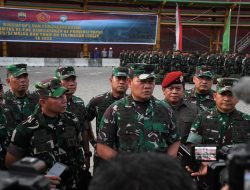Danlantama I Hadiri Pelepasan Satgas Yonif RK 115/ML Kodam IM dan Yonif 125/SMB Kodam I/BB Oleh Panglima TNI