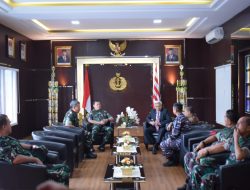 Kunjungan Kerja Panglima TNI Laksamana TNI Yudo Margono Di Mako Lanal Palembang