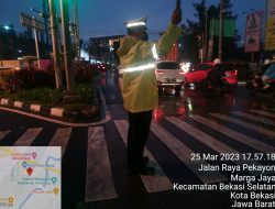 Sat Lantas Polrestro Bekasi Kota Gelar Turjawali