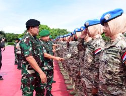 Kasad Hadiri Pemberangkatan Satgas BGC Konga XXXIX-E dan Kizi Konga XX-T Monusco