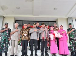 Pererat Sinergitas, Danlantamal XII Sambut Kedatangan Kapolda Kalbar Baru