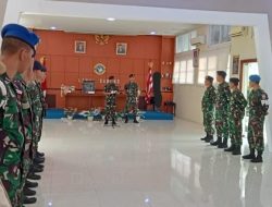 Komandan Lanal Sabang Terima Laporan Resmi Kenaikan Pangkat Personel Lanal Sabang