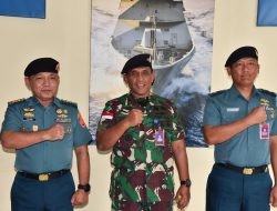 Dalantamal XII Terima Laporan Resmi Kenaikan Pangkat Personil Lantamal XII