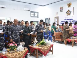 Khidmat Paskah Dirasakan Segenap Keluarga Besar Nasrani Lanal TBA