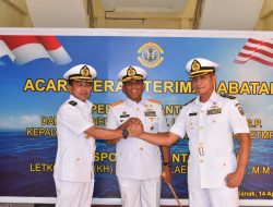 Danlantamal XII Pimpin Sertijab Aspers Danlantamal XII dan Penyerahan Jabatan Kadispotmar Lantamal XIl