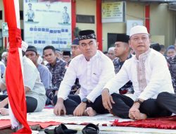 Semarak Ramadhan, Komandan Lanal Banjarmasin Sholat Idul Fitri Bersama Masyarakat