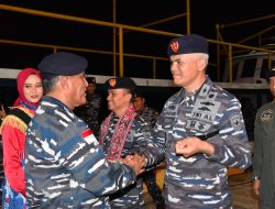 Danlantamal XII Sambut Kedatangan Satgas Operasi Trisila 2023