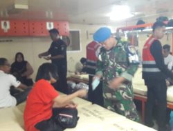 Lanal Bintan Laksanakan Pengamanan Lebaran Arus Mudik dan Arus Balik