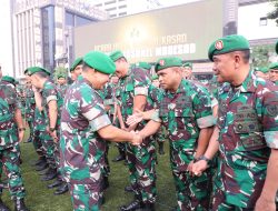 Halal Bihalal Dengan Anggota Mabesad, Ini Pesan Kasad