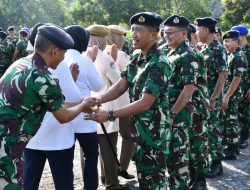 Lanal Sabang Gelar Apel Khusus dan Halal Bihalal Idul Fitri 1444 H/2023 M