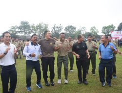 Solidaritas dan Sinergitas TNI-POLRI Di Provinsi Riau Terjalin Harmonis, Lanal Dumai Hadiri Olahraga Bersama