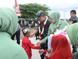 Tingkatkan Kesejahteraan Prajurit, Kasad Tinjau Pembangunan Rumdis Prajurit Yonmek 516/Caraka Yudha