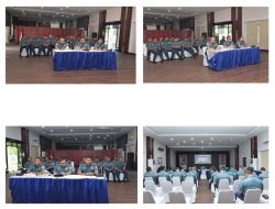 Perwira Korps Pelaut Lantamal I Ikuti Sosialisasi Pembinaan Melalui Vicon