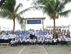 Pererat Tali Silaturahmi, Keluarga Besar Pangkalan TNI AL Palembang Adakan Olah Raga Bersama