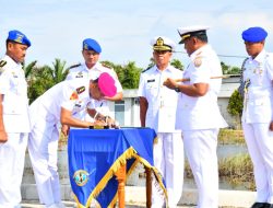 Danlantamal XII Pimpin Pengukuhan Asrena Danlantamal XII, Kadispotmar Lantamal XII dan Sertijab Dandenma Lantamal XII