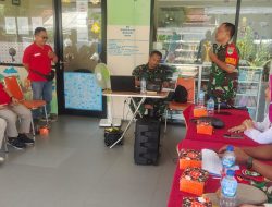 Anggota Koramil 07/ Kemayoran Laksanakan Praktek Latnister Tahun 2023 kodim 0501