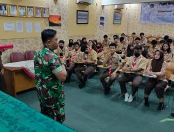 Babinsa koramil 07/Kemayoran Kodim 0501 Tanamkan Wawasan Kebangsaan Serta Stop Penyalahgunaan Narkoba