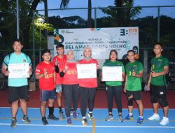 Tim Voly Kodim 0501/JP mengikuti Lomba Voly PPKK