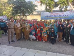 Hidup sehat dengan Berolahraga, Babinsa Mangga dua selatan Koramil 02 Sawah Besar dukung giat Festival Olahraga Rakyat.