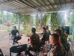 Pimpin Apel Pagi Danramil 04 Gambir/0501 JP Mayor Inf. Iskandar Tekankan Profesionalitas Kinerja