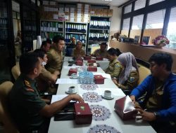 Dukung Kesadaran Wajib Pajak, Danramil 02/SB Hadiri Rapat Persiapan Pemasangan Obyek Penunggak Pajak