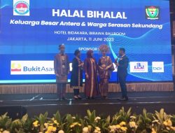 Antera Bersama Warga Serasan Sekundang Gelar Halal Bihalal
