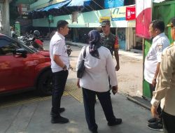 Babinsa Kelurahan Kebon Kacang Bersama Camat Tanah Abang Dan Lurah Cek  Blok G Pasar Tanah Abang Yang Di Duga Jadi Tempat Konsumsi Obat Terlarang