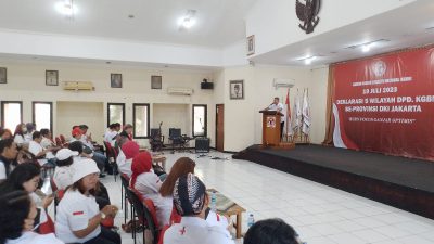 Relawan Kawan Ganjar Bersatu Nasional (KGBN) Se DKI Jakarta Gelar Deklarasi