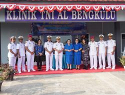 Berikan Pelayanan Maksimal Danlantamal II Pada Peresmian Gedung Balai Pengobatan Lanal Bengkulu