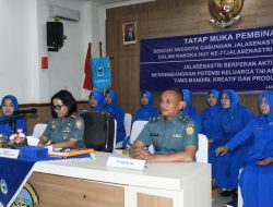 Pembina dan PjS. Ketua Jalasenastri Cabang 9 Korcab III DJA I Ikuti Tatap Muka Secara Virtual Dengan Pembina Jalasenastri Armada RI