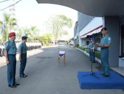 Penandatangan Fakta Integritas Penerimaan Calon Bintara dan Tamtama PK TNI AL Gelombang II TA 2023 Sub Panda Lanal Palembang