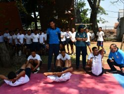 Komandan Lanal Bandung Tinjau Langsung Pelaksanaan Tes Garjas Casis Bintara dan Tamtama Prajurit Karier Gelombang II TA 2023