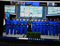 Komandan Lanal Bandung Ikuti Tatap Muka Pembina Utama Dengan Anggota Jalasenastri Dalam Rangka HUT ke-77 Jalasenastri, Ceramah Etika Organisasi dan Ceramah Kesehatan secara Virtual