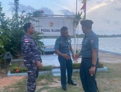 Tingkatkan Moril Prajurit Di Lapangan, Danlanal Bintan Laksanakan Safari Pos Ke Posal Kijang