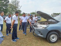 Tingkatkan Operasional Pangkalan, Danlanal Bintan Laksanakan Pengecekan Secara Fisik Kendaraan Dinas
