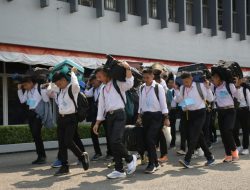 Pelepasan Calon Bintara dan Calon Tamtama TNI AL Gelombang II TA. 2023 Sub Panda Lanal Palembang