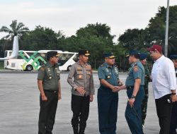 Danlantamal I Laksanakan Kegiatan Dalam Rangka Kunjungan Kerja Presiden RI dan Panglima TNI Beserta Rombongan di Provinsi Sumatera Utara