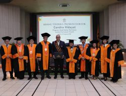 Komandan Lanal Bandung Sebagai Tim Penguji IV Pada Ujian Terbuka Program Doktor Pariwisata Trisakti TA. 2022-2023