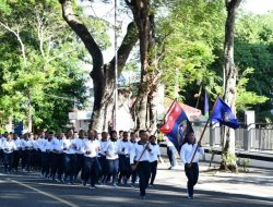 Jaga Stamina dan Jalin Silaturahmi, Lanal Sabang Gelar Olahraga Bersama Prajurit Guskamla Koarmada I dan KRI Bontang-907
