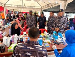 Lanal Bengkulu Berikan Pengobatan Gratis, Bantuan Sembako, Penyuluhan Kesehatan, Bahaya Radikalisme, Wawasan Nusantara dan Keselamatan Pelayaran di Pulau Enggano