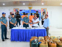 Penangkapan BBM Jenis Solar Hasil Taping dan Narkoba Jenis Sabu-Sabu Oleh Tim Gabungan Lantamal I Belawan