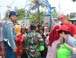 Peringati HUT Ke-78 TNI AL Tahun 2023, Pangkalan TNI AL Bandung Gelar Bakti Sosial